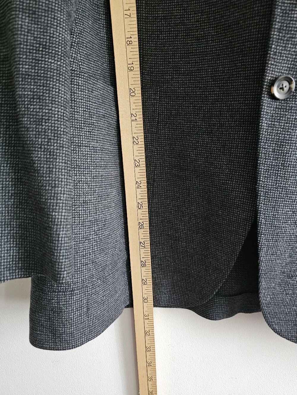 Jack Victor Collection 43L Ivanwood Sport Coat Wool Silk Cashmere Gray Blazer